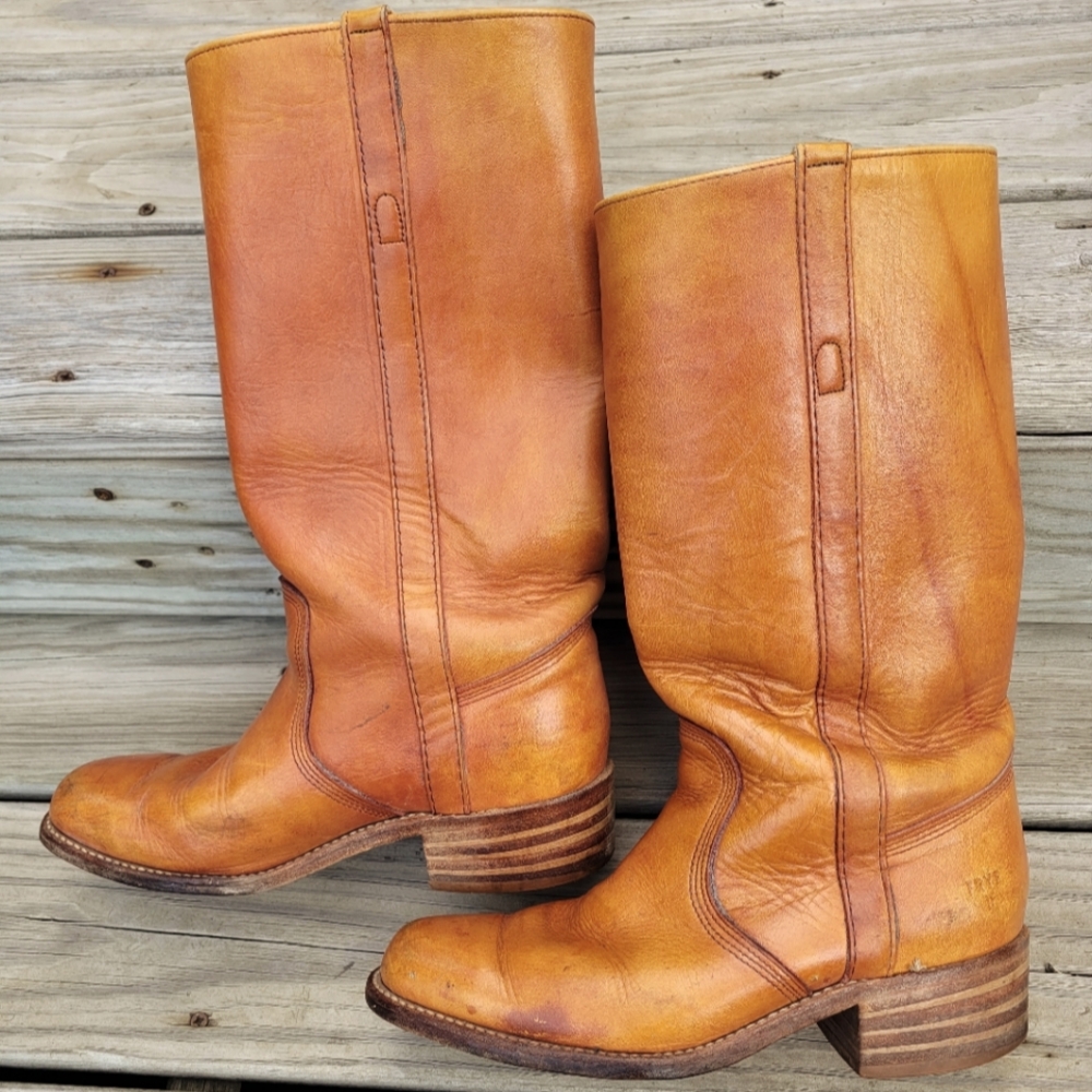 Vintage black label frye campus boots Mens Size 9d / Womans Size 10